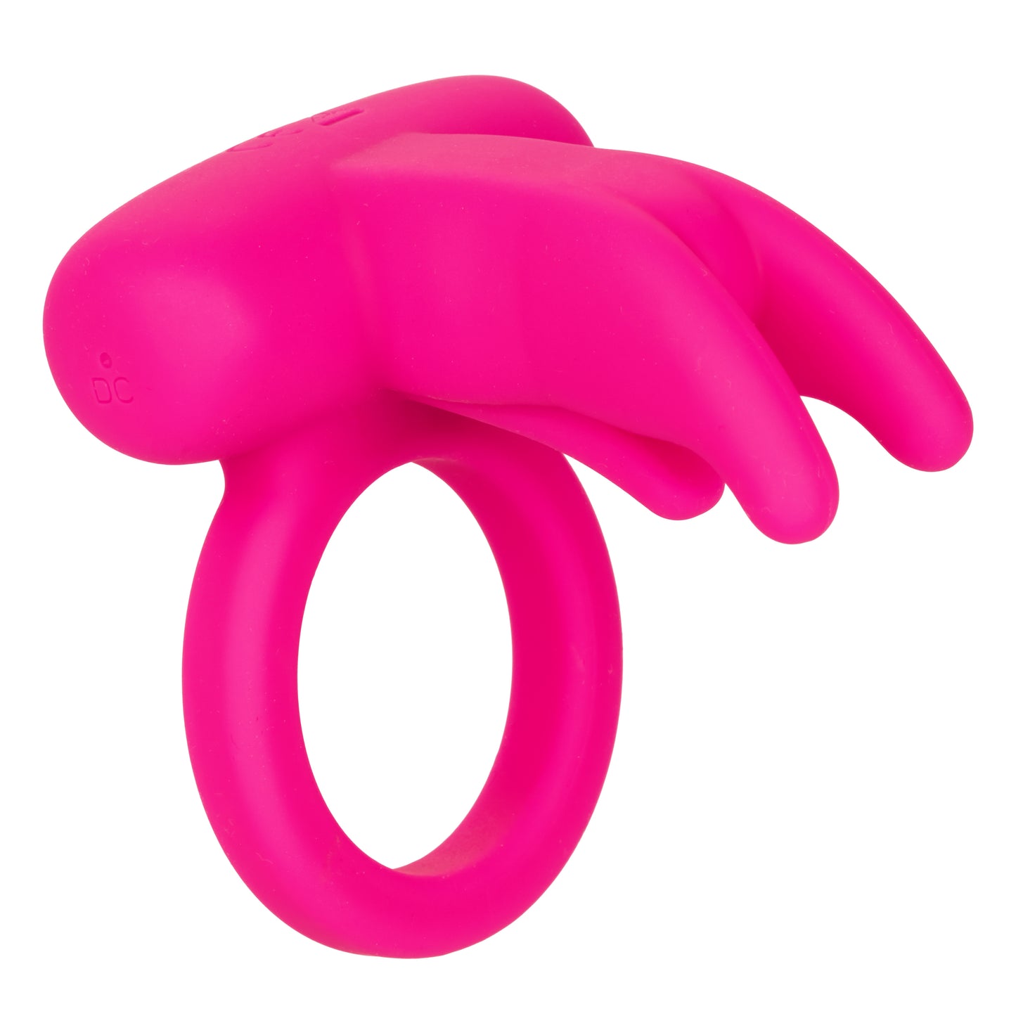 CalExotics Silicone Rechargeable Triple Clit Flicker – Pink – Multi-Function Vibrating Couples Enhancer
