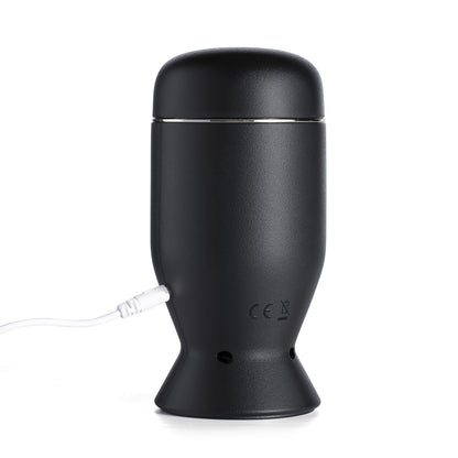 Priti Automatic Rotating Penis Stimulator - Black - 7 Rotating Patterns