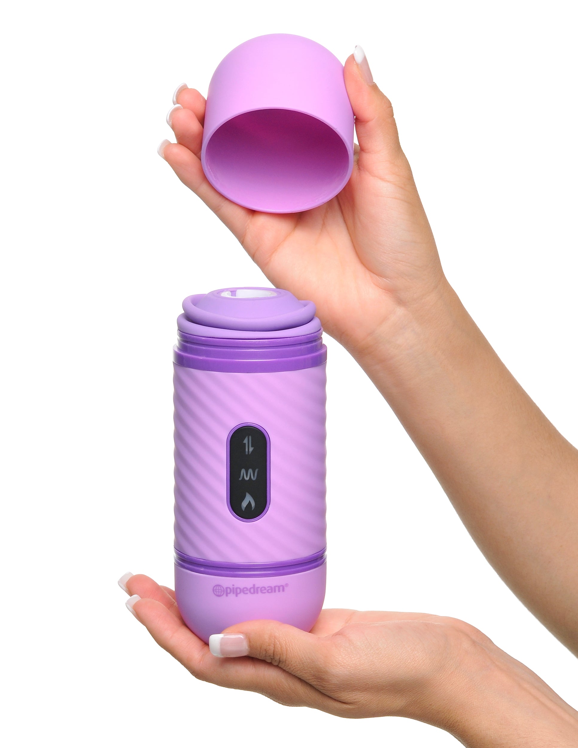 Pipedream Fantasy for Her Love Thrust-Her Thrusting Warming Vibrator - Purple