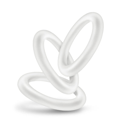 Blush Performance Vs2 Pure Premium Silicone Cockrings – Small – White