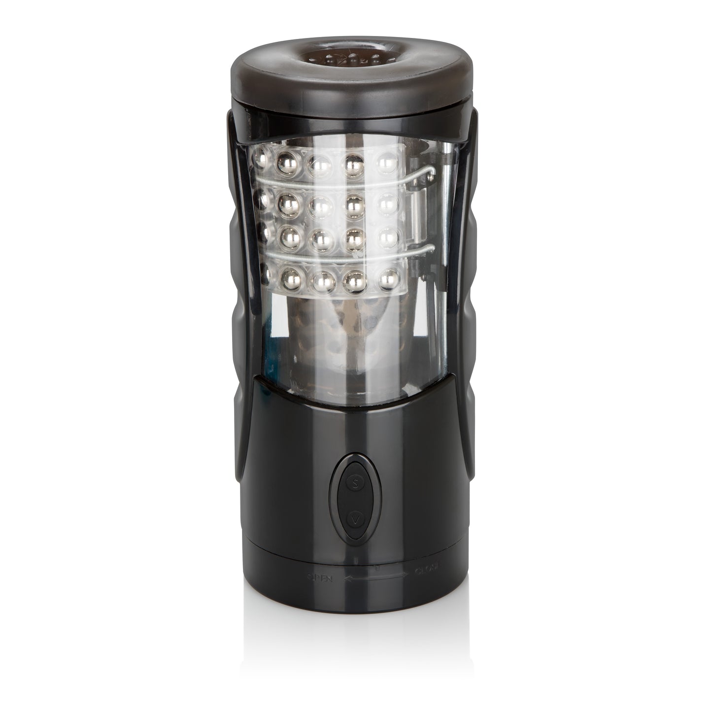 Optimum Power Ultimate Power Stroker – Multi-Function Vibrating Male Masturbator – Black