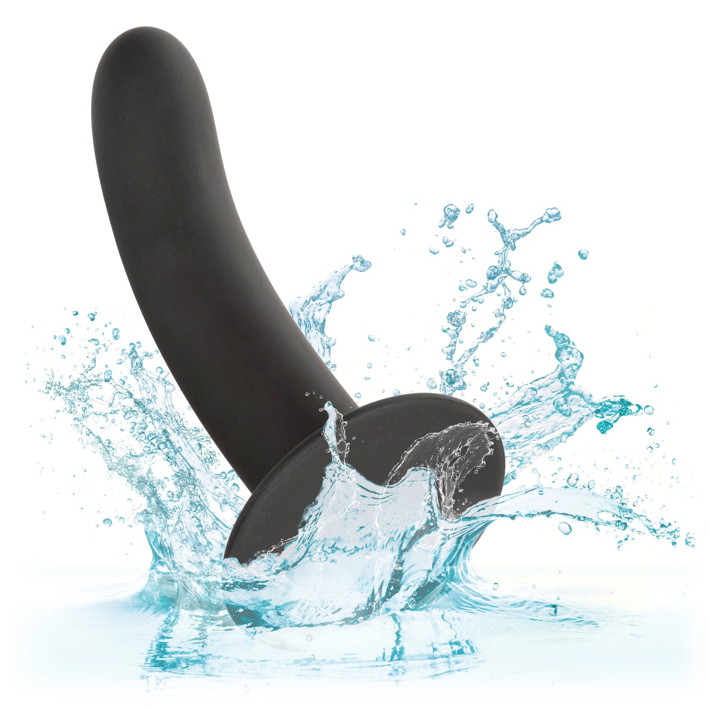 CalExotics Boundless 7 Inch Smooth Probe – Black – Hypoallergenic Silicone with Suction Cup