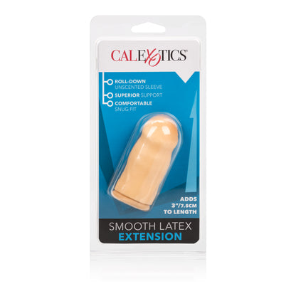 CalExotics 3 Inch Smooth Latex Extension – Ivory
