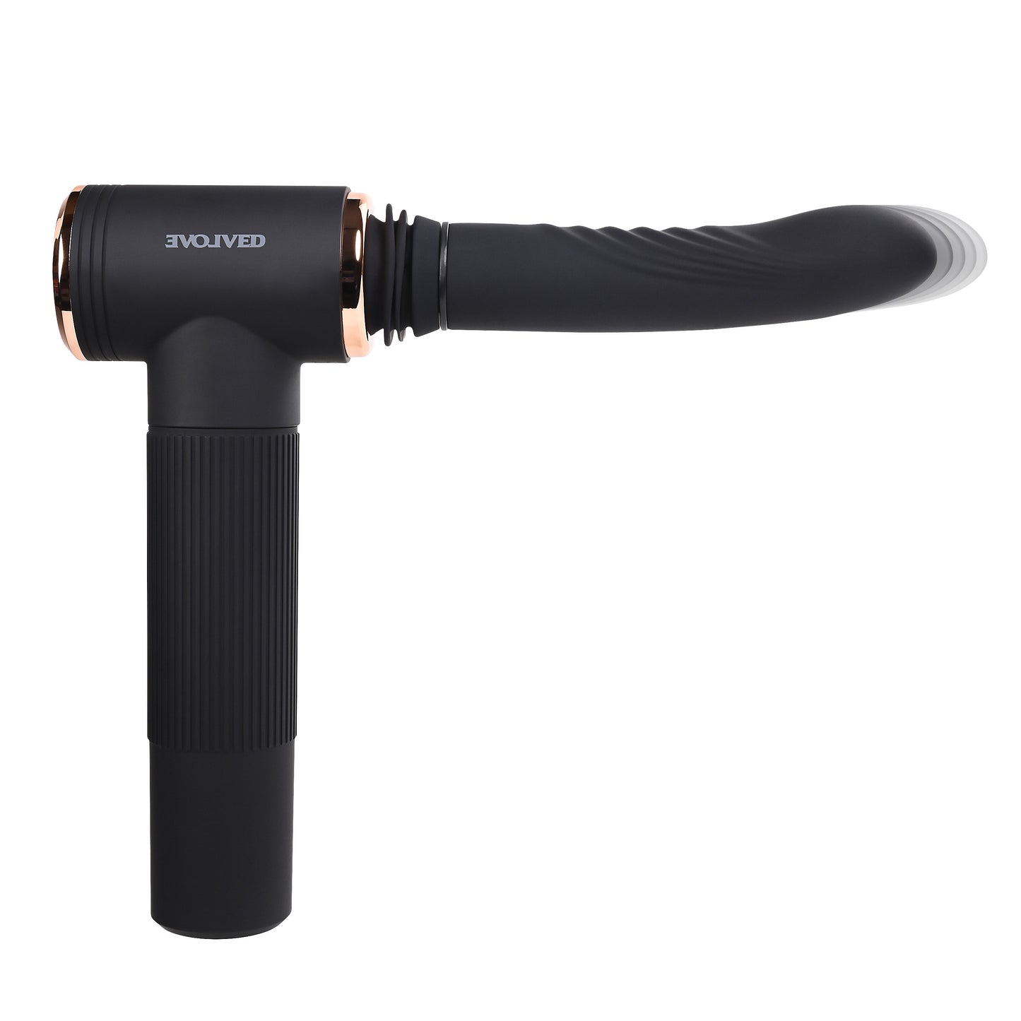 Evolved Novelties Too Hot to Handle Thrusting and Vibrating Machine – Black
