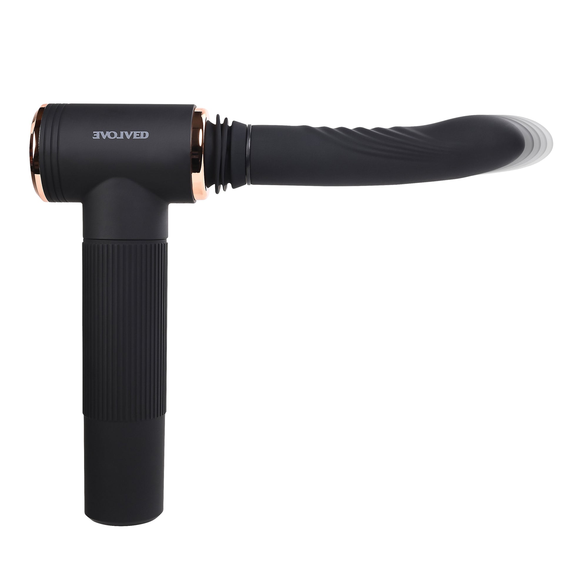 Evolved Novelties Too Hot to Handle Thrusting and Vibrating Machine – Black