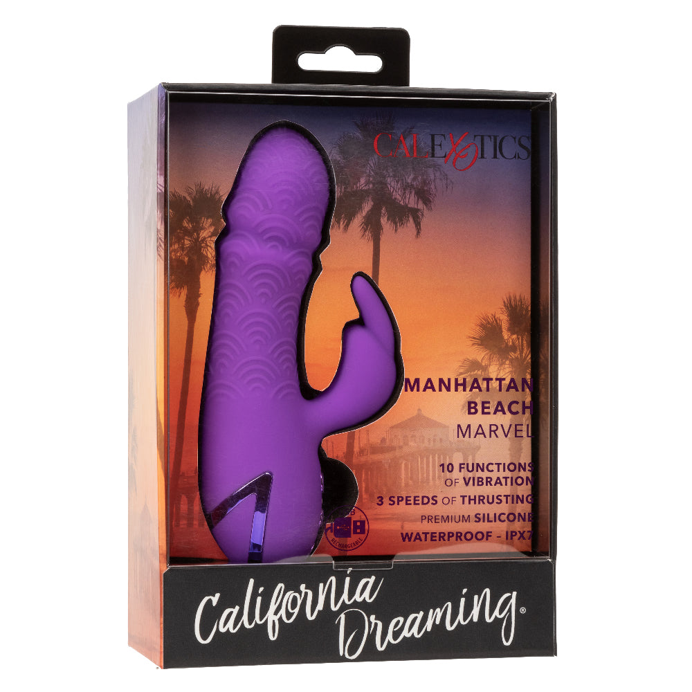 CalExotics California Dreaming Manhattan Beach Marvel Dual Stimulator - Purple