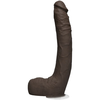 Doc Johnson Jax Slayher 10-Inch Ultraskyn Cock with Removable Vac-U-Lock Suction Cup - Brown