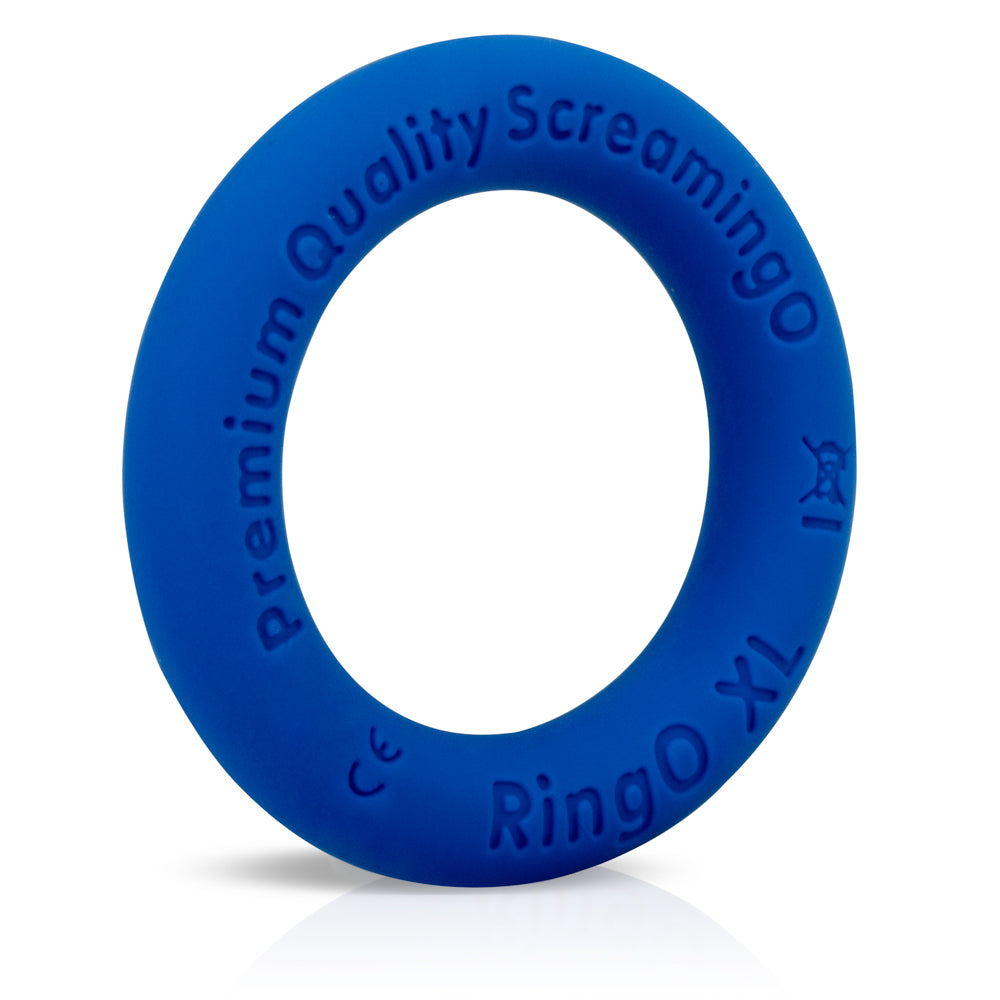 Screaming O RingO Ritz XL Cockring – Blue – Liquid Silicone