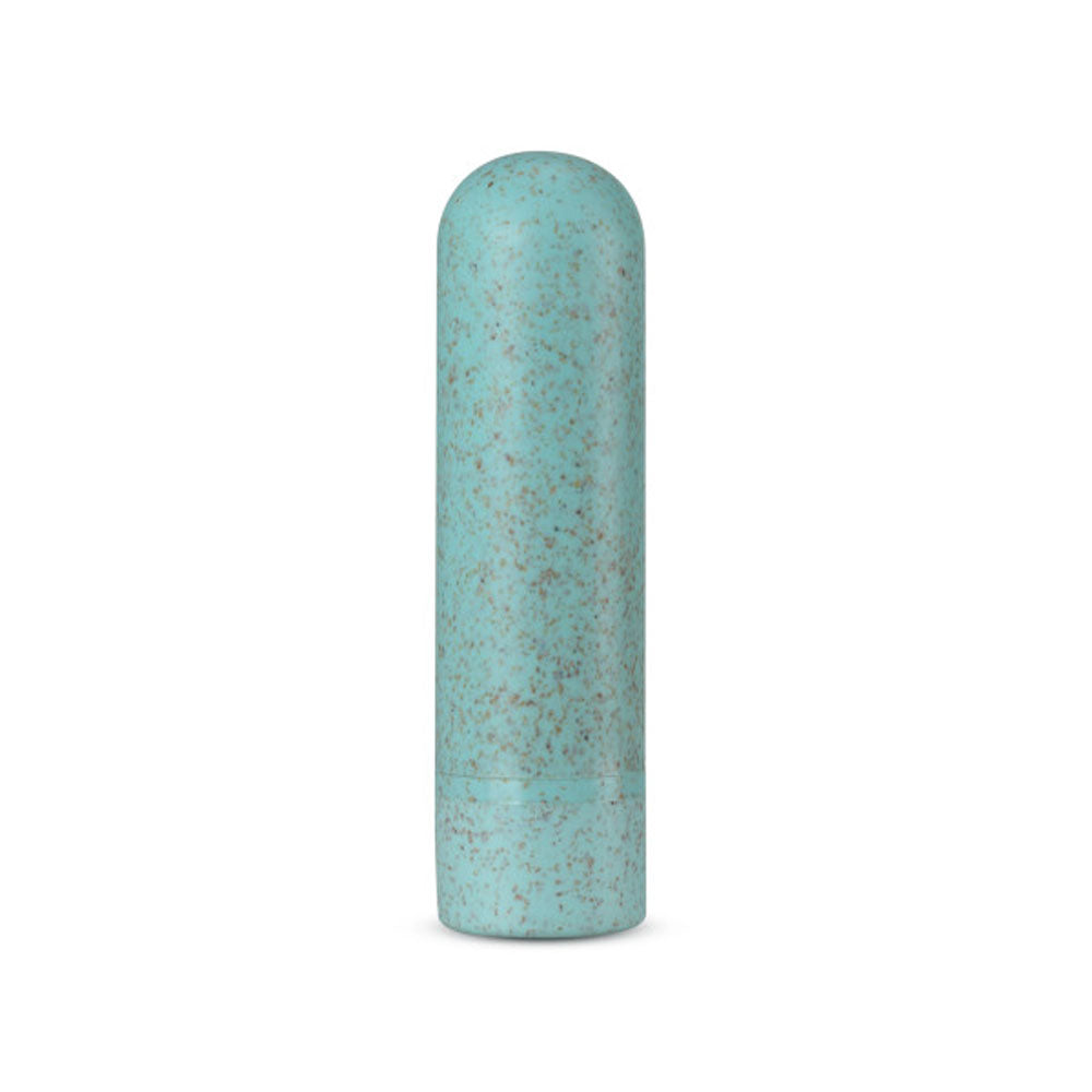 Gaia Eco Rechargeable Bullet Vibrator - Aqua - 10 Vibration Functions