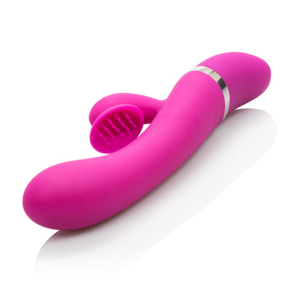 CalExotics Foreplay Frenzy Climaxer Dual Stimulator with 12 Functions - Pink
