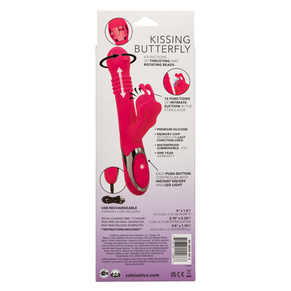 CalExotics Enchanted Kissing Butterfly Dual Stimulator – Pink