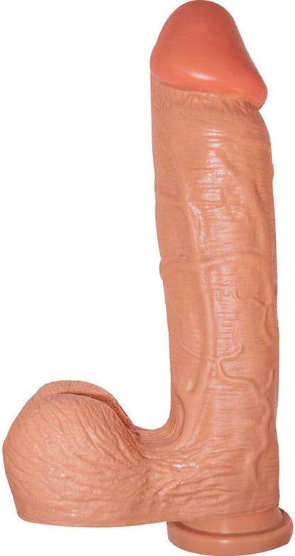 Nasstoys All American Ultra Whoppers 10" Straight Dong - Realistic Flesh