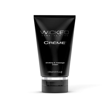Wicked Creme Masturbation Cream - Coconut and Sweet Almond Oil - 4 Fl Oz