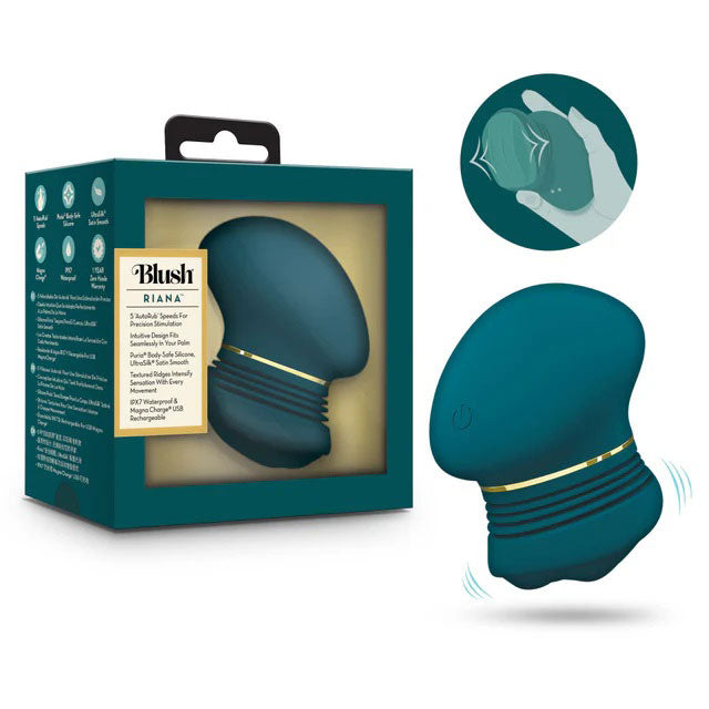 Blush Collection Riana Clitoral Stimulator – Dark Teal