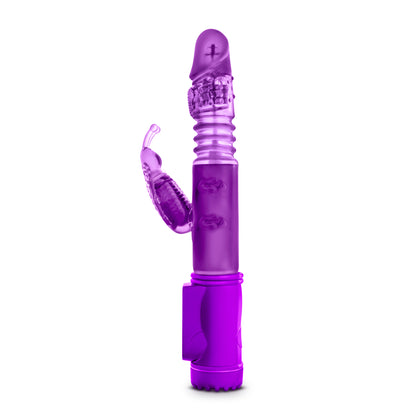 Blush Sexy Things Butterfly Thruster Mini - Purple - Multi-Function Vibrator