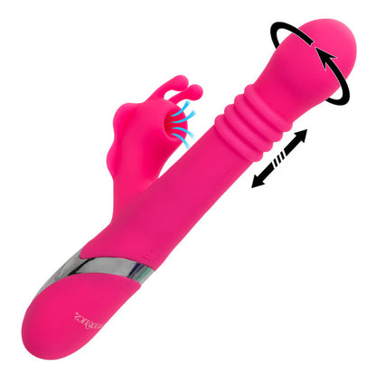 CalExotics Enchanted Kissing Butterfly Dual Stimulator – Pink