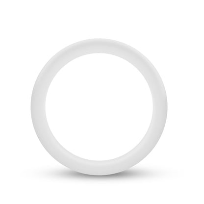 Blush Performance Silicone Glo Cock Ring – White Glow – Soft and Stretchy Design