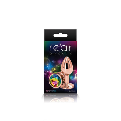 Rear Assets Rose Gold Small Anal Toy - Chrome-Plated Aluminum