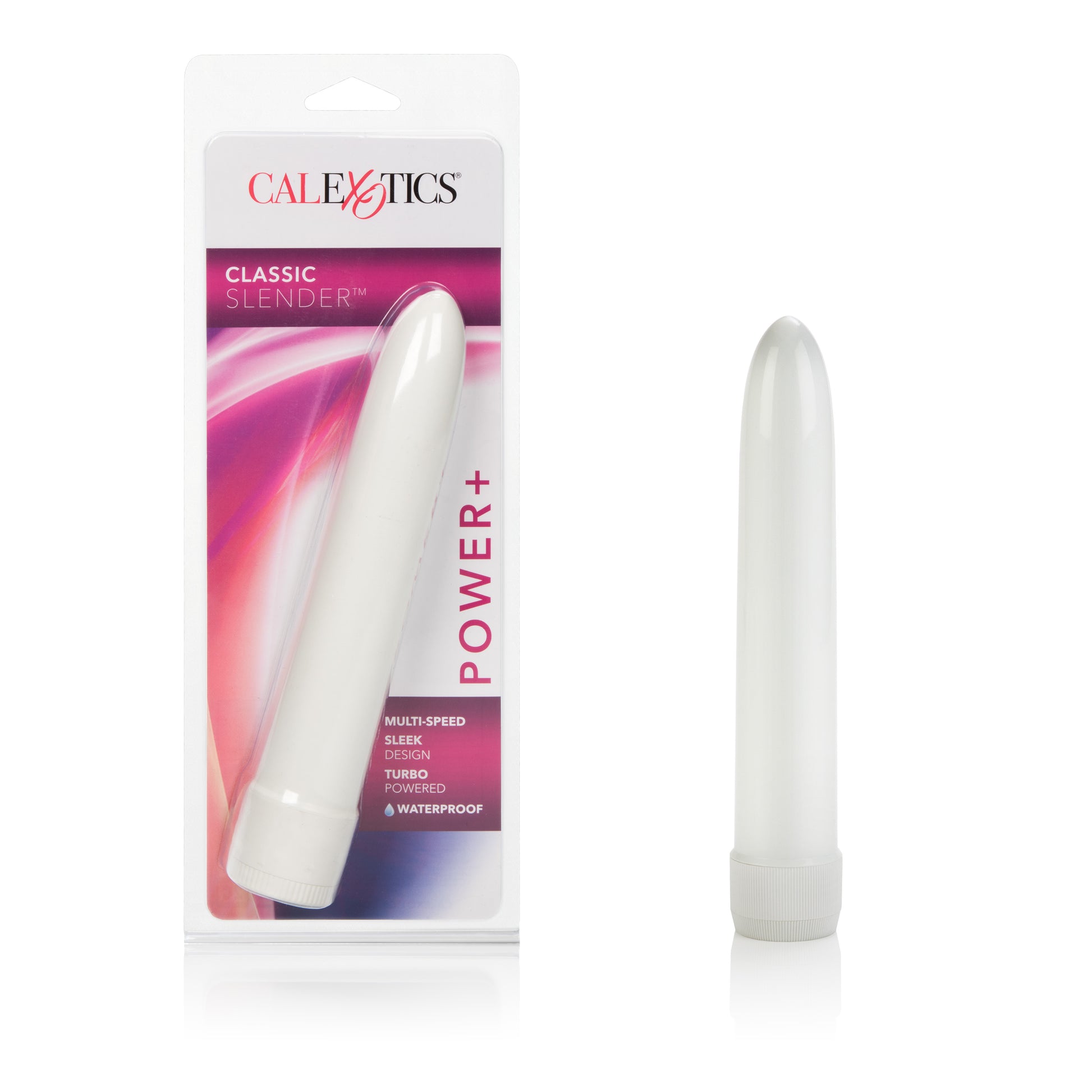 CalExotics Classic Slender Vibrator – Multi-Speed – Beige