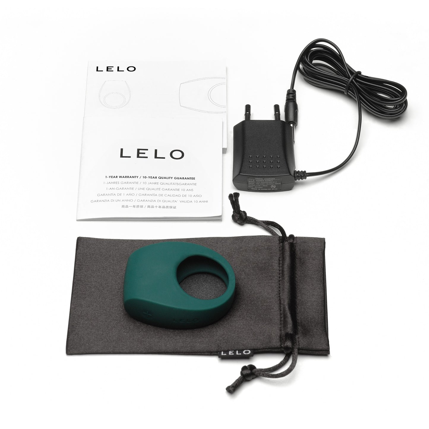 Lelo Tor II Couples Ring – Waterproof Rechargeable Vibrating Ring – Green