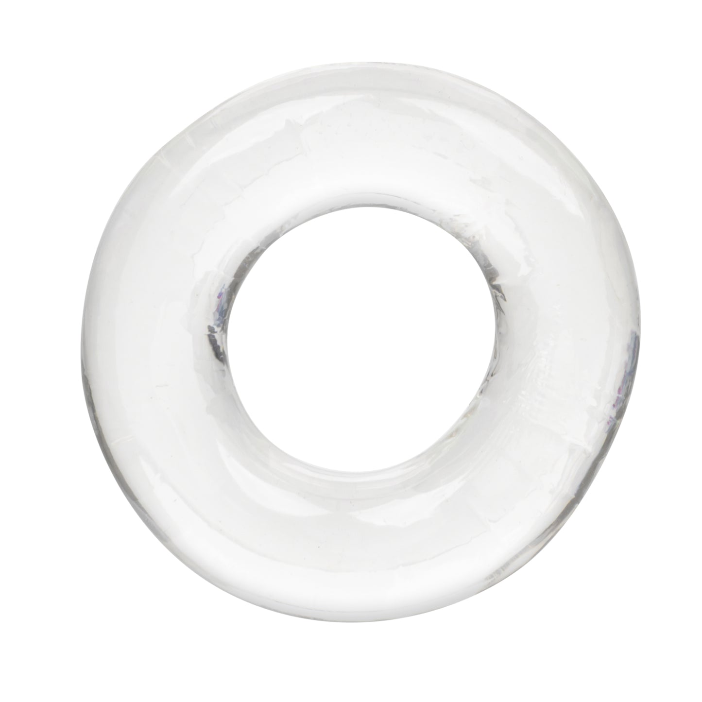 CalExotics Foil Pack Ring – Clear – Stretchy Comfort Ring for Enhanced Performance