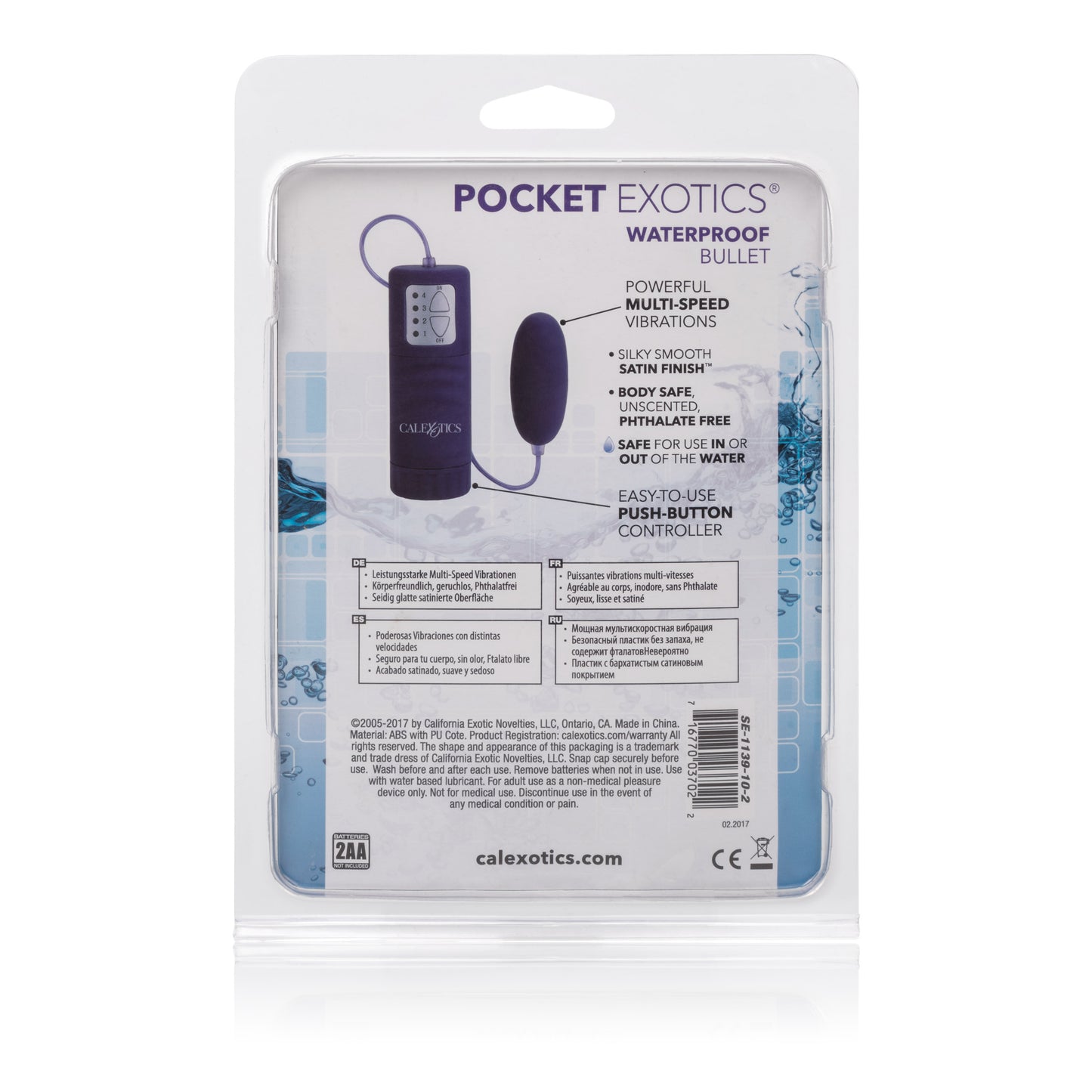 CalExotics Waterproof Pocket Exotics Bullet – Purple