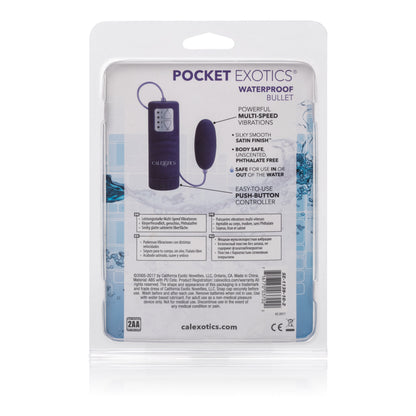 CalExotics Waterproof Pocket Exotics Bullet – Purple