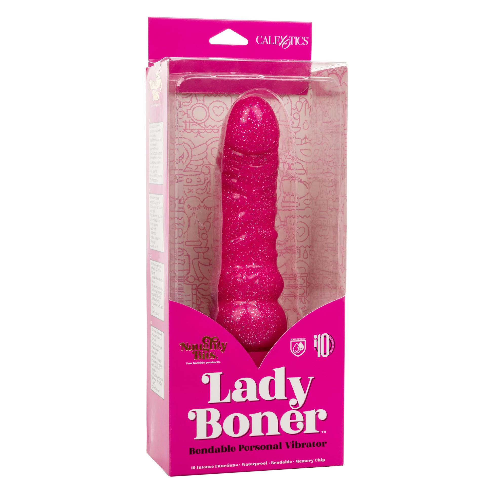 CalExotics Naughty Bits Lady Boner Bendable Personal Vibrator – Pink