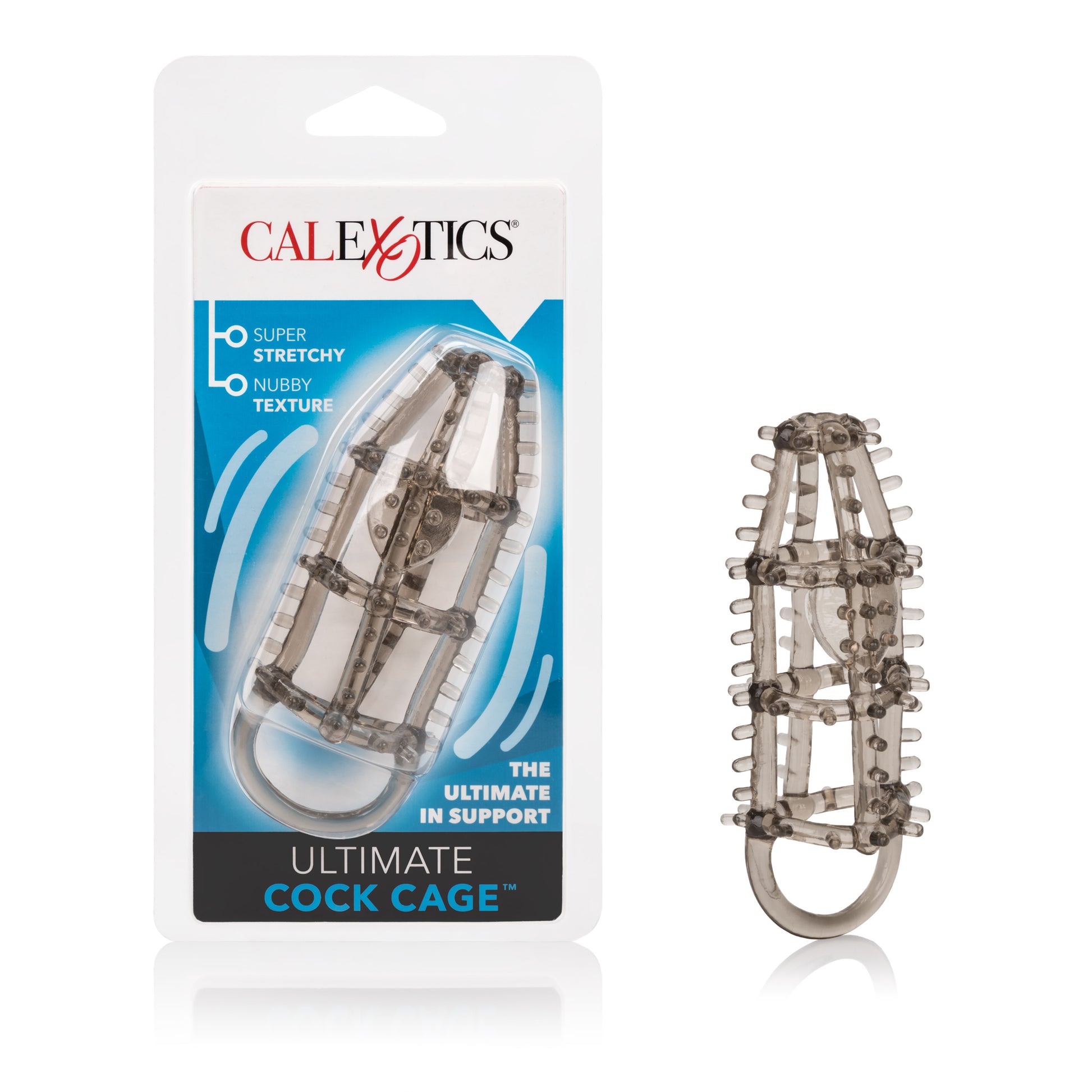 CalExotics Ultimate Cock Cage - Erection Enhancer - Gray