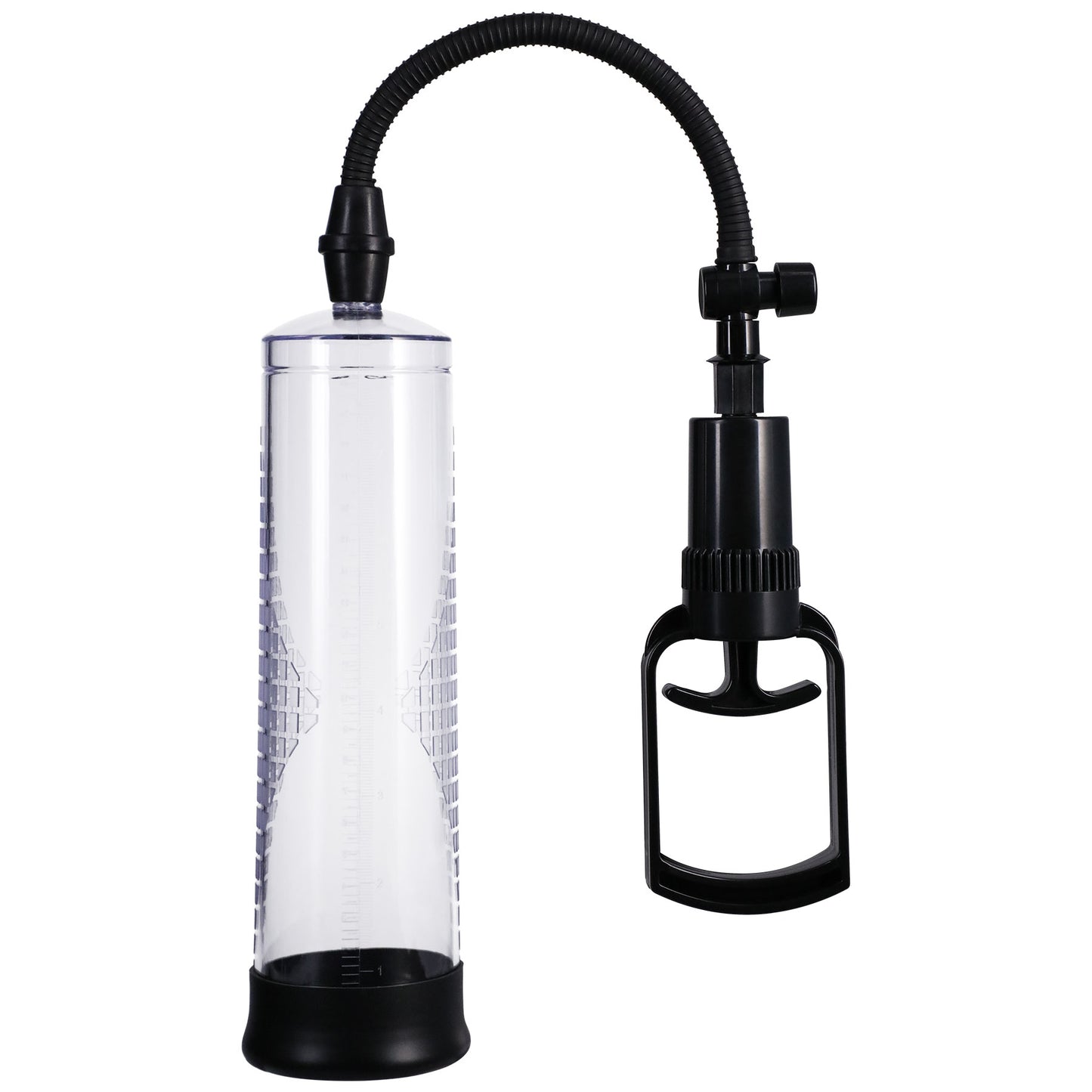 Rock Solid Beginner Penis Pump - Clear Vacuum Cylinder with Silicone Sleeve