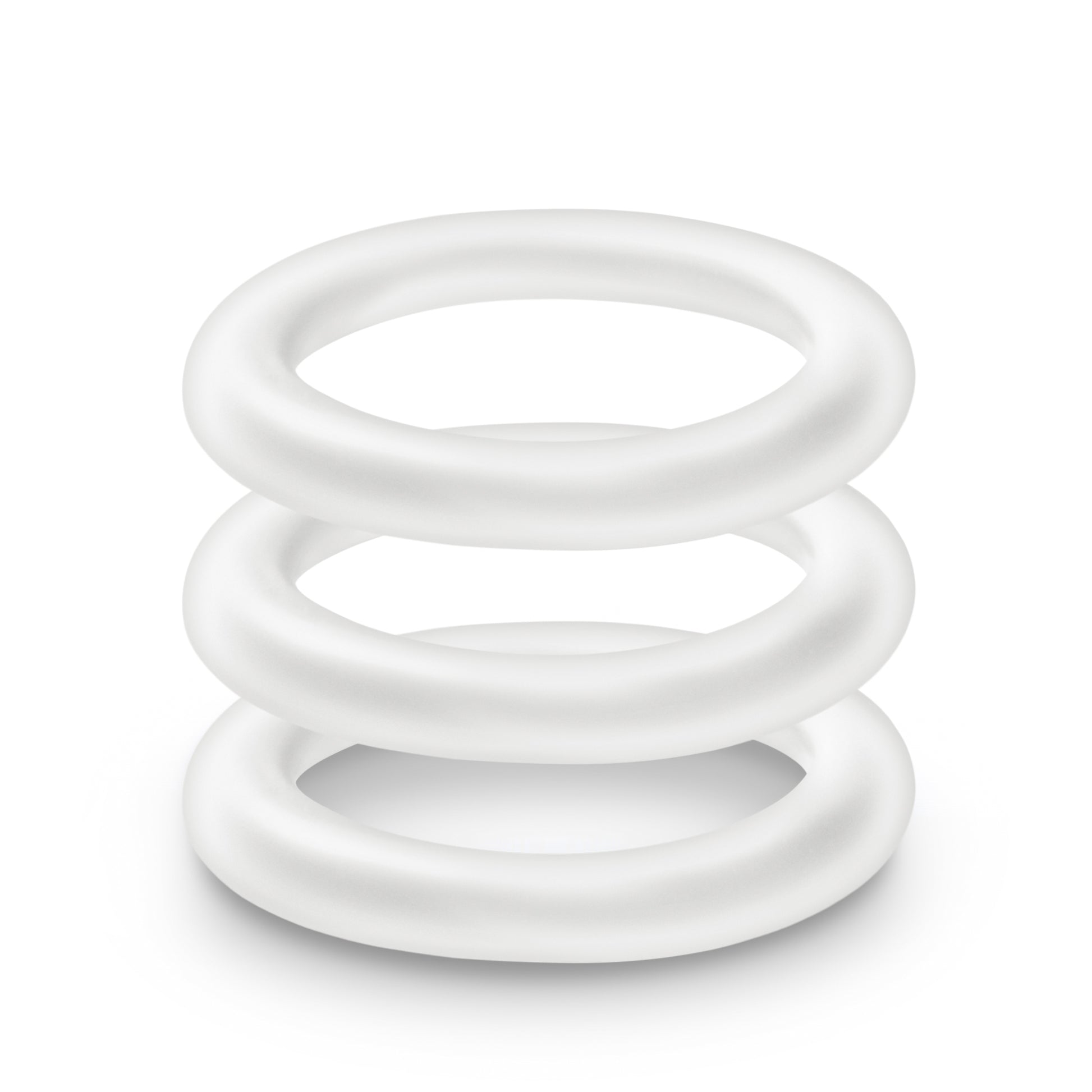 Blush Performance Vs2 Pure Premium Silicone Cockrings – Small – White