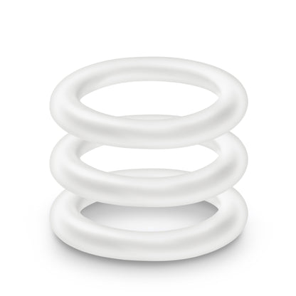 Blush Performance Vs2 Pure Premium Silicone Cockrings – Small – White