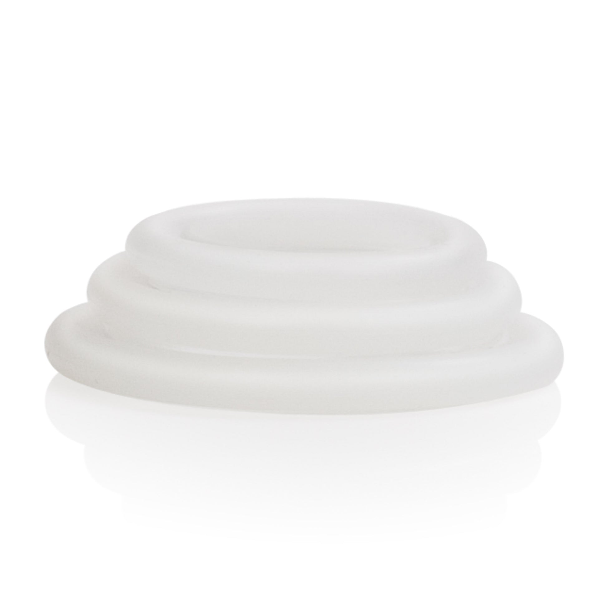 CalExotics Silicone Support Rings Set – Erection Enhancers – Clear