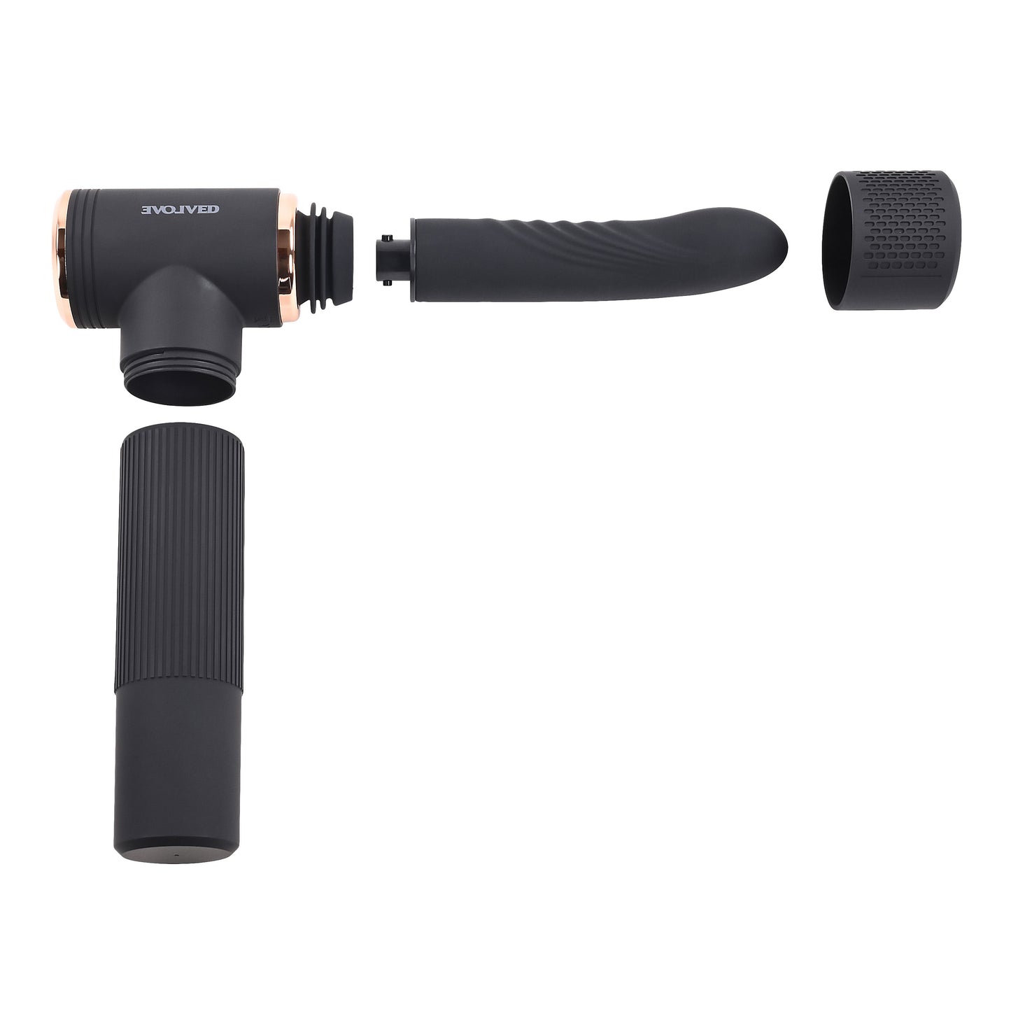 Evolved Novelties Too Hot to Handle Thrusting and Vibrating Machine – Black