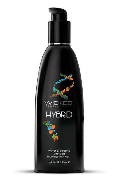 Wicked Hybrid Water and Silicone Blended Lubricant - 8 Fl. Oz. - Clear