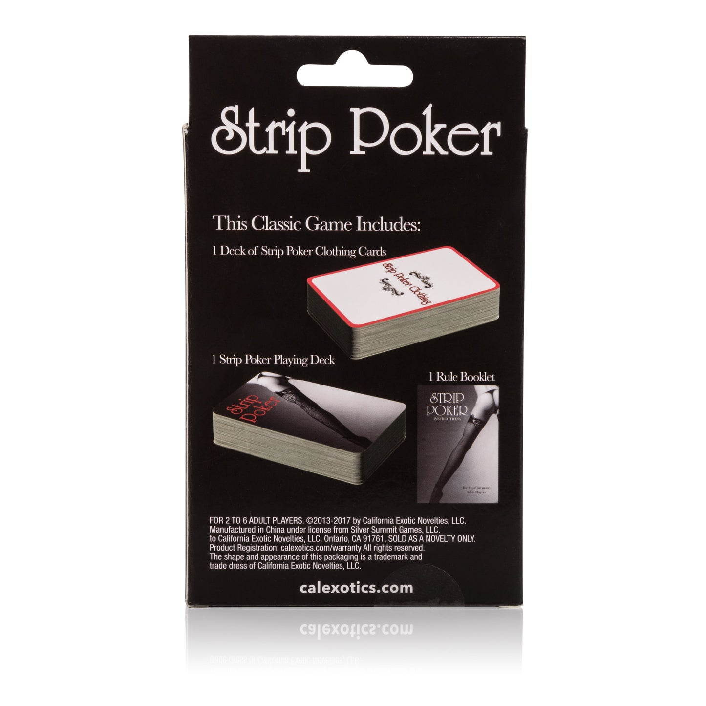 CalExotics Strip Poker Game – Includes Cards and Rule Booklet