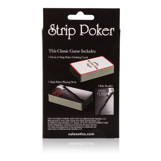 CalExotics Strip Poker Game – Includes Cards and Rule Booklet