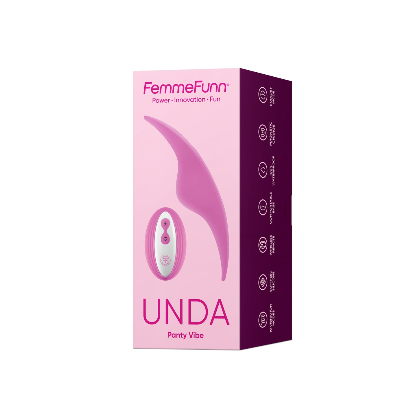 Femme Funn Unda Panty Vibrator – Pink – 10 Vibration Modes