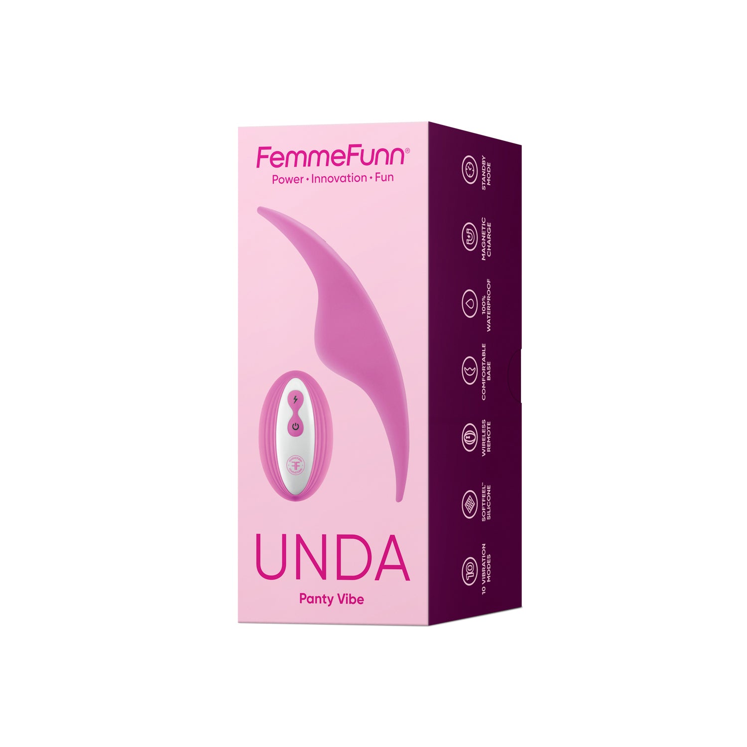Femme Funn Unda Panty Vibrator – Pink – 10 Vibration Modes