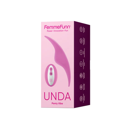 Femme Funn Unda Panty Vibrator – Pink – 10 Vibration Modes