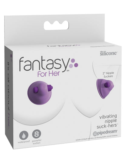 Pipedream Vibrating Nipple Suck-Her – Purple – 2 Inch