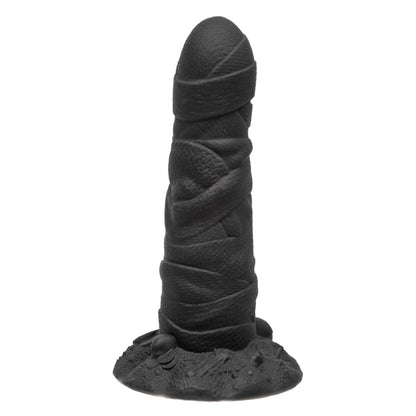 CalExotics Monster Dong The Mummy - Black - Liquid Silicone Pleasure Toy with Suction Cup