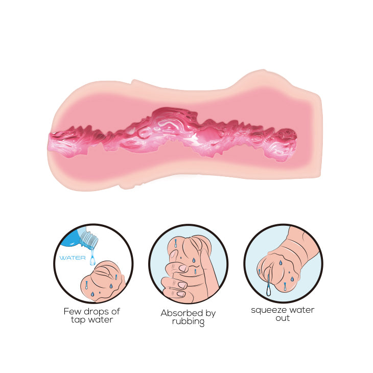 Pretty Love Crazy Bull No Lube Masturbator Sleeve – Realistic Beige