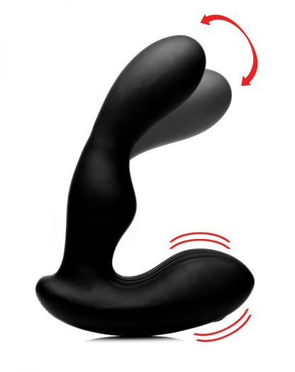 XR Brands 7x P-Milker Silicone Prostate Stimulator with Remote Control – Black