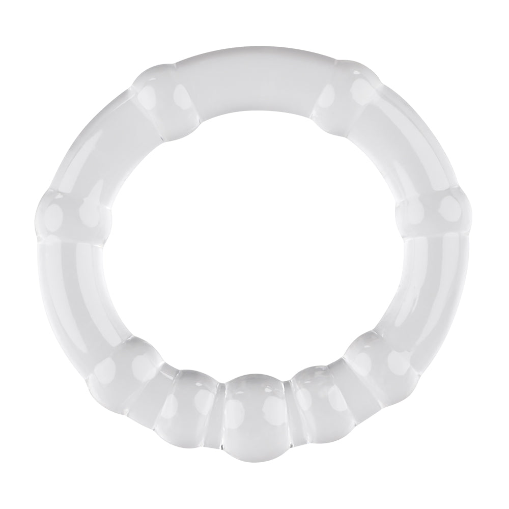Evolved Novelties Erection Rings - 3-Ring Collection for Enhanced Support - Clear