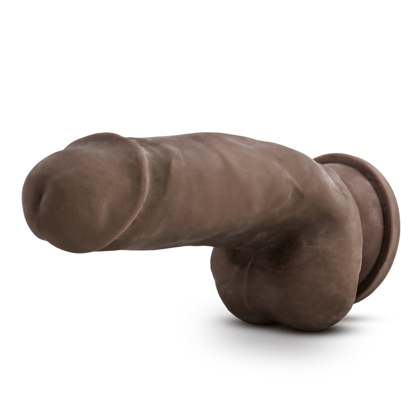 Blush Au Naturel 7 Inch Sensa Feel Fat Boy Dildo - Chocolate