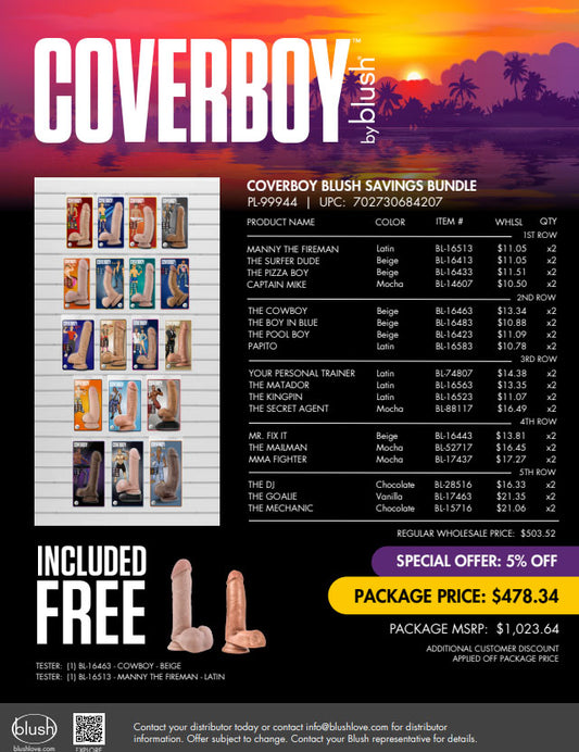 Blush Coverboy Savings Bundle – 36-Piece Loverboy Character Assortment