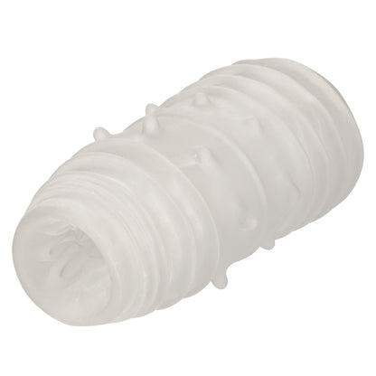 CalExotics Boundless Reversible Ribbed Stroker – Clear