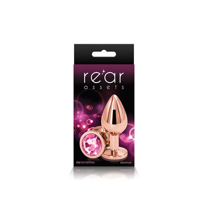 Rear Assets Rose Gold Medium Anal Toy - Pink
