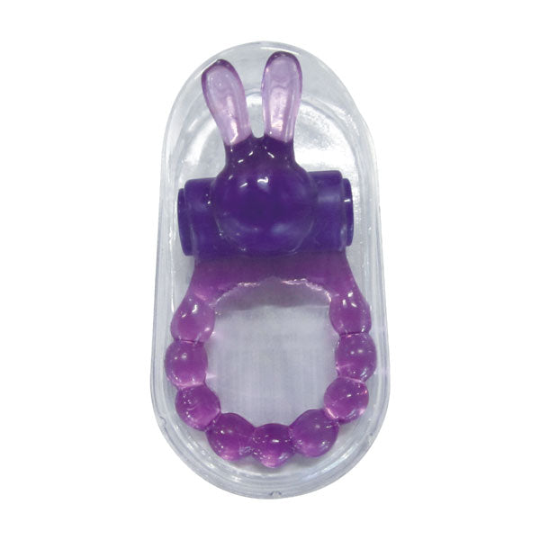 Top Cat Toys Vibrating Bunny Ring – Purple – Single Speed